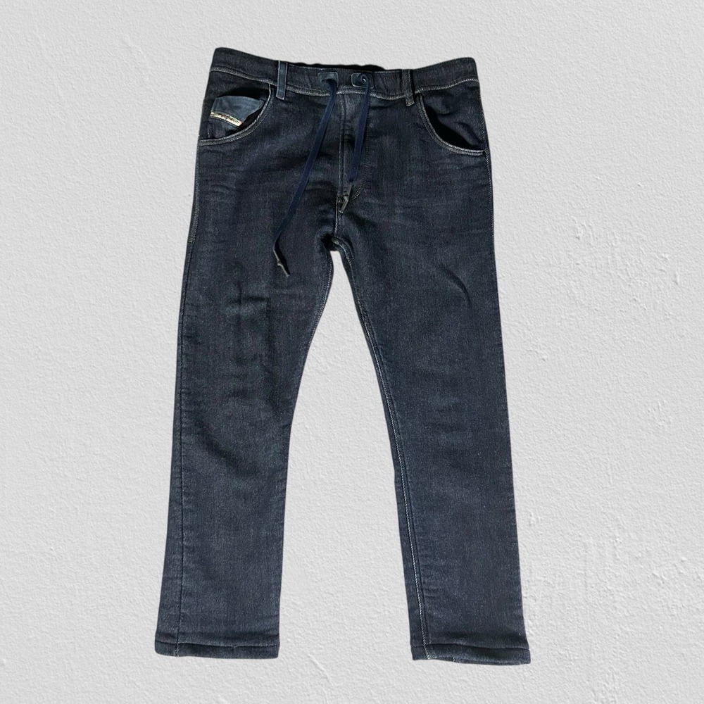 Diesel Industries Krooley Sweatpants Jeans Mens 32 Dark Wash Skinny Stretch